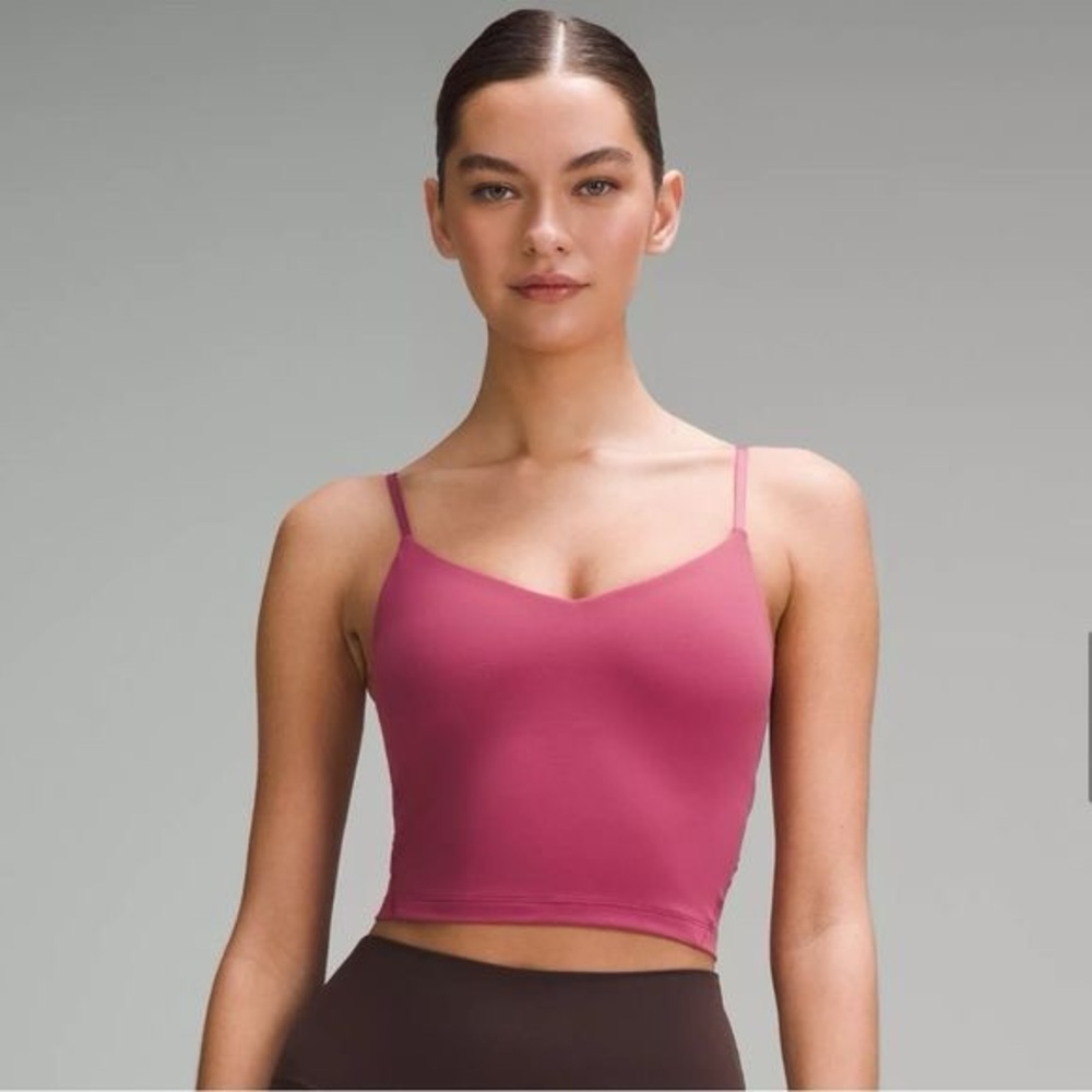 NWT Lululemon Align Cropped Cami - Washed Mauve